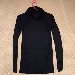 lululemon black thin turtle neck sweater